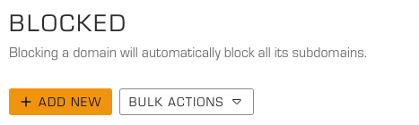 BLOCKED DOMAINS