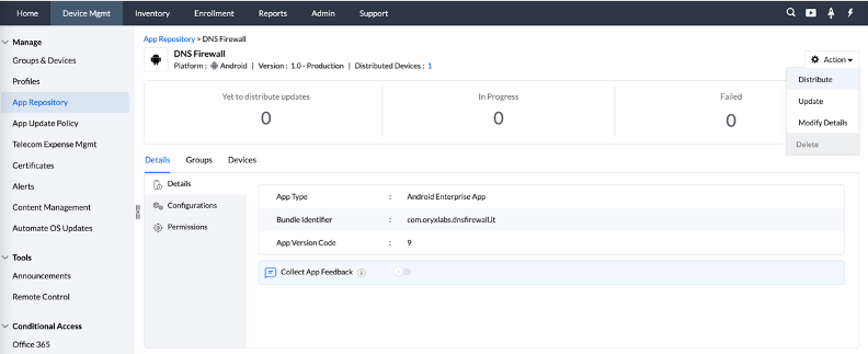 MANAGEENGINE MDM