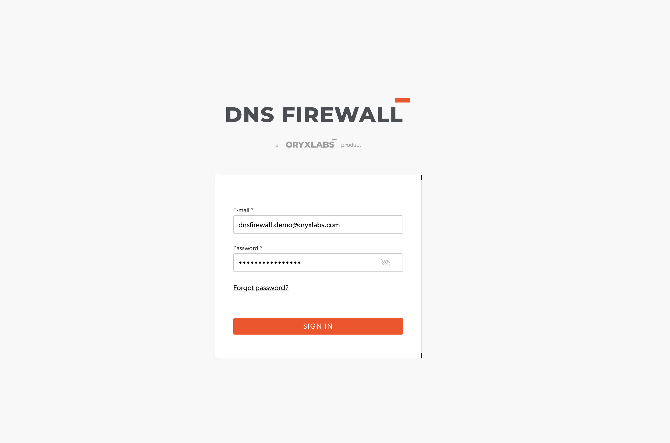 RESET PASSWORD