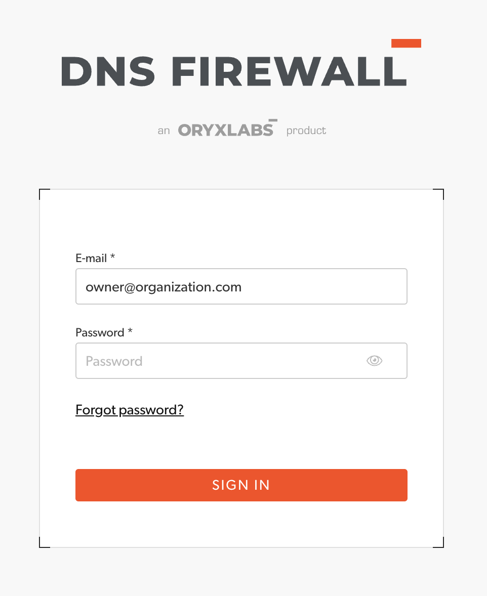 RESET PASSWORD